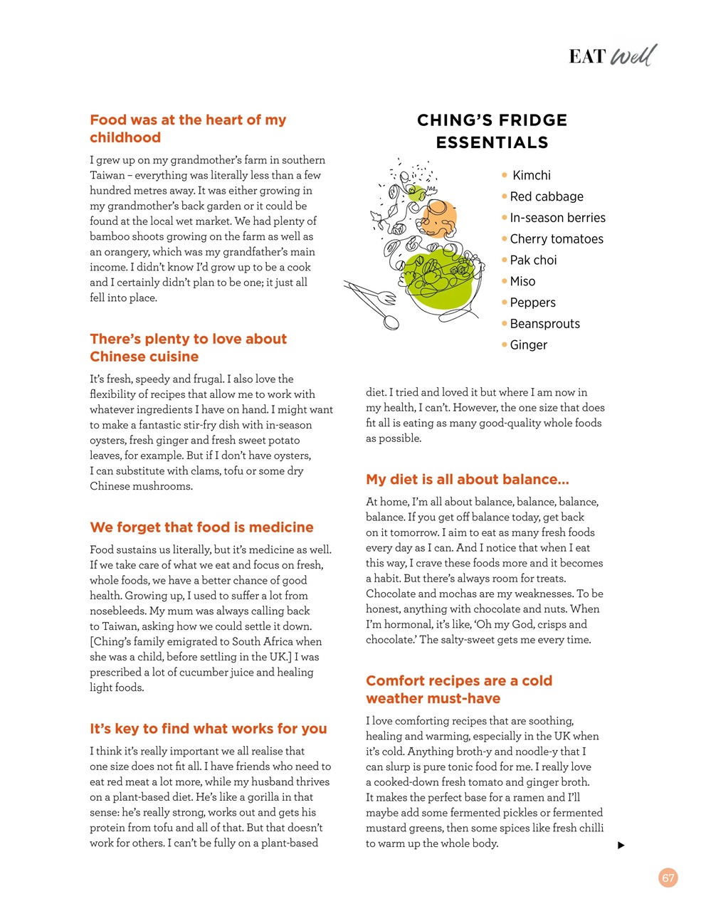 Liz Earle Wellbeing Preview Pages