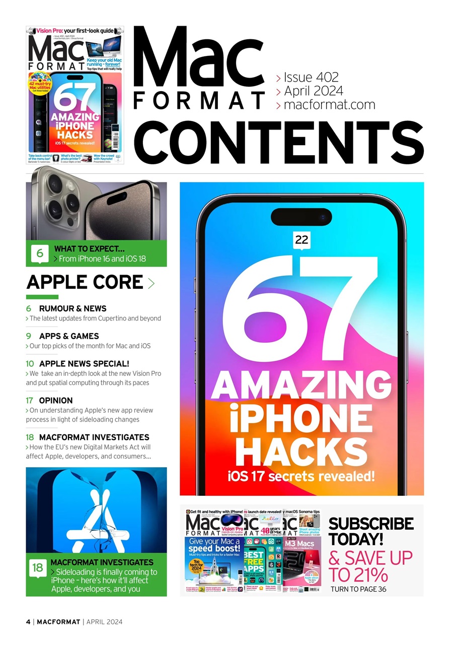 MacFormat Preview Pages