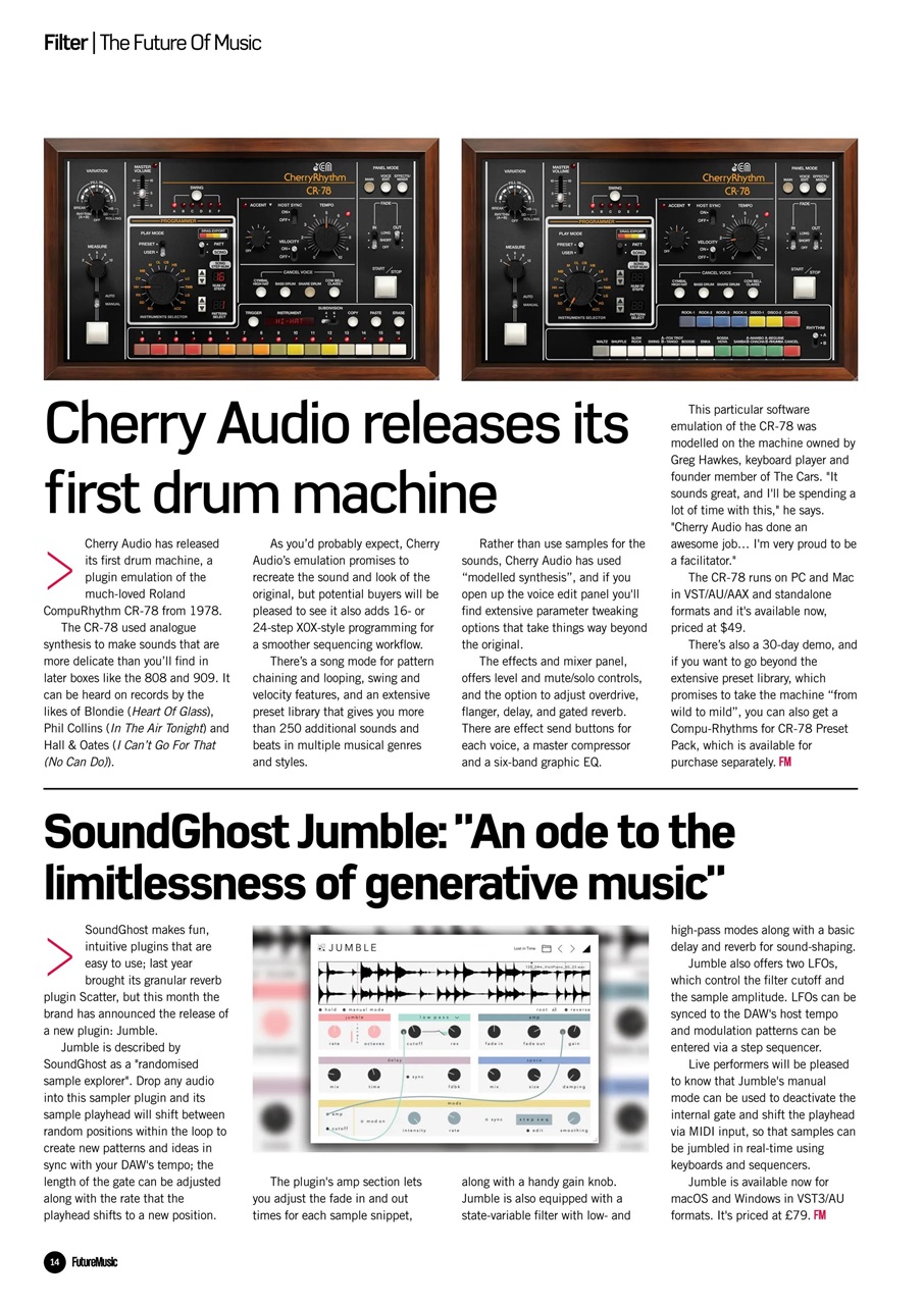 Future Music Preview Pages