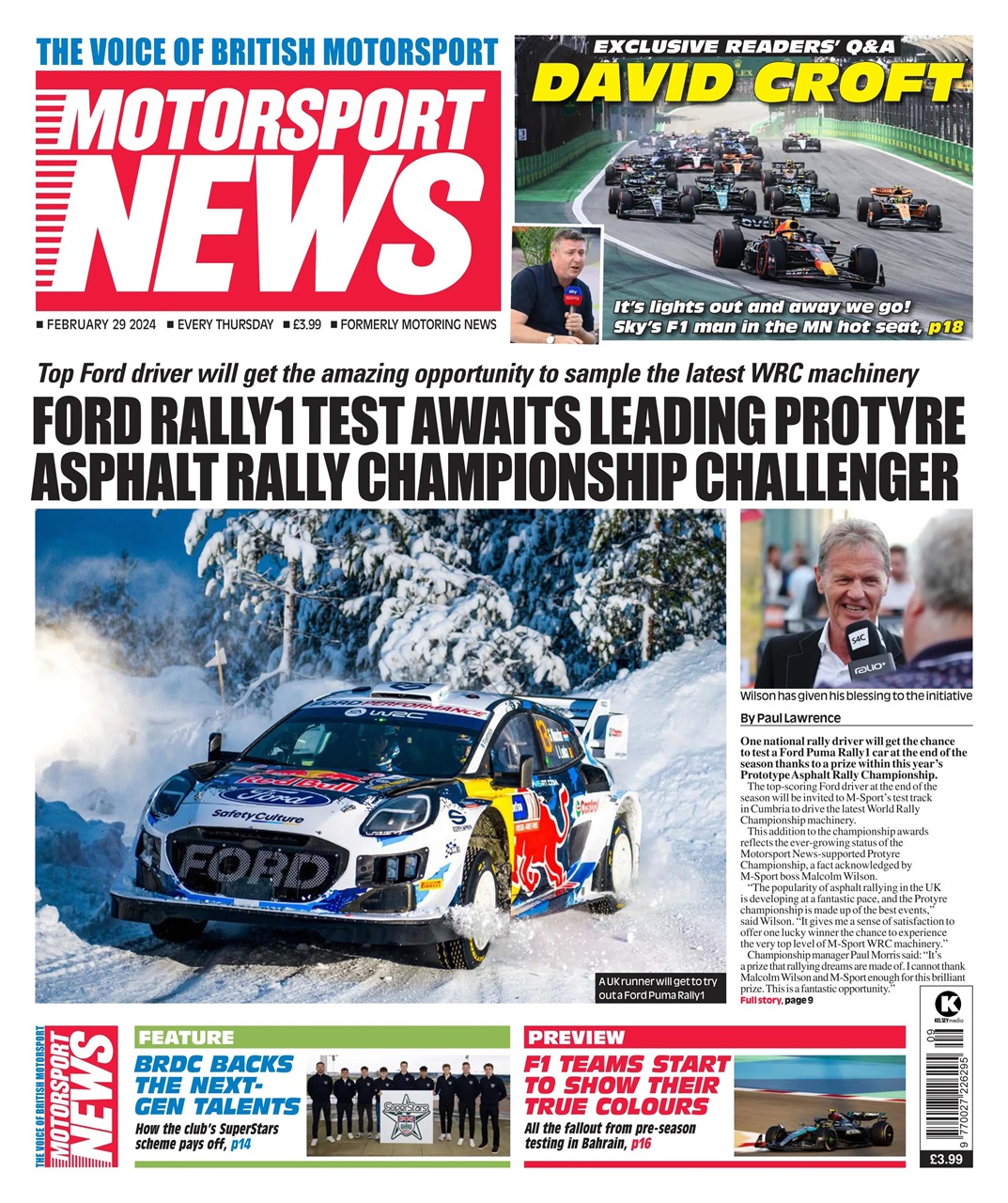 Motorsport News Preview Pages