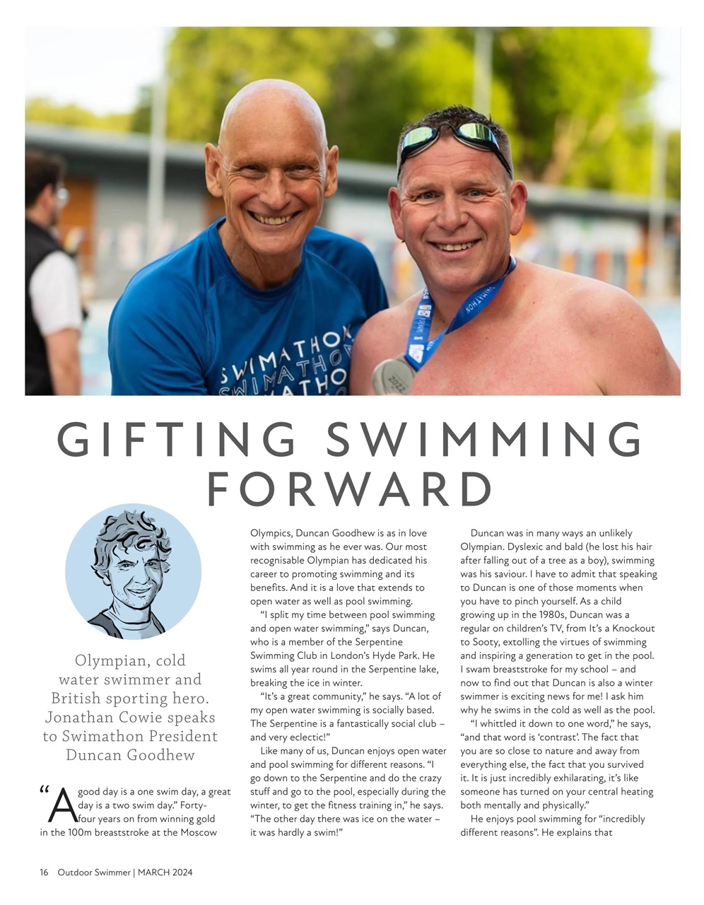 Outdoor Swimmer Preview Pages