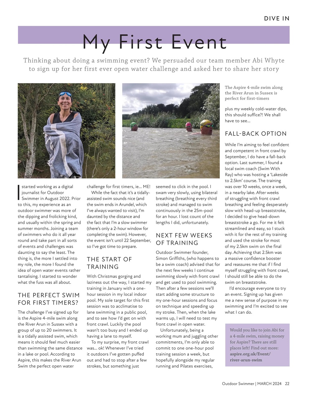 Outdoor Swimmer Preview Pages