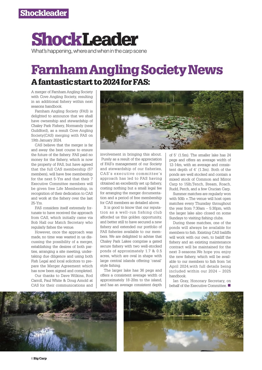 Big Carp Magazine Preview Pages