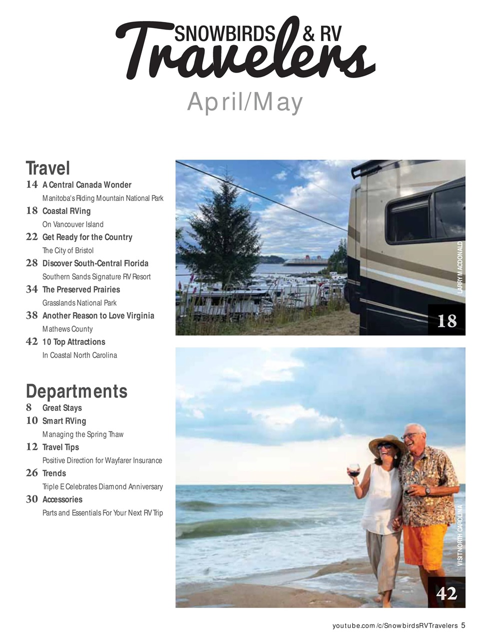 Snowbirds & RV Travelers Preview Pages