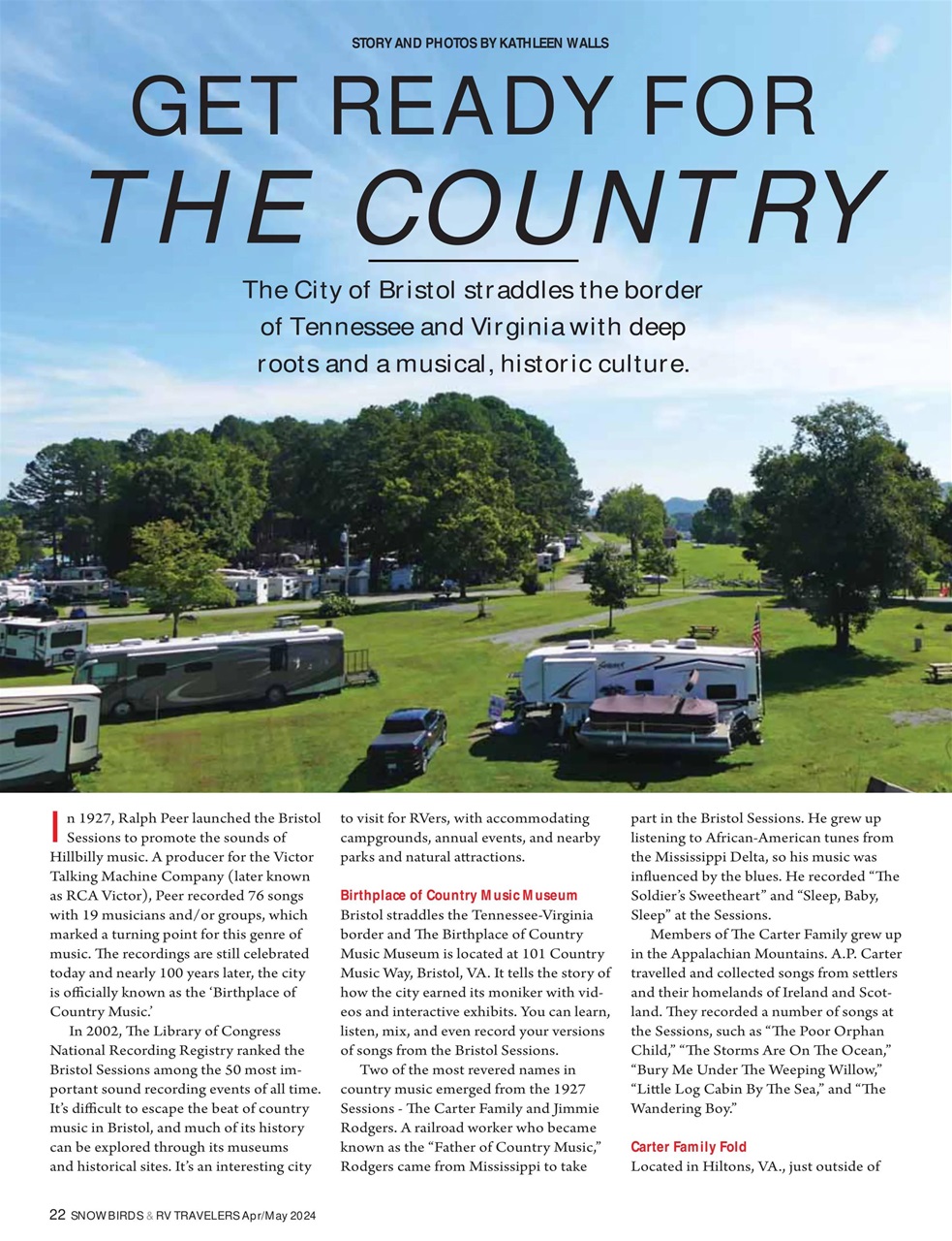 Snowbirds & RV Travelers Preview Pages