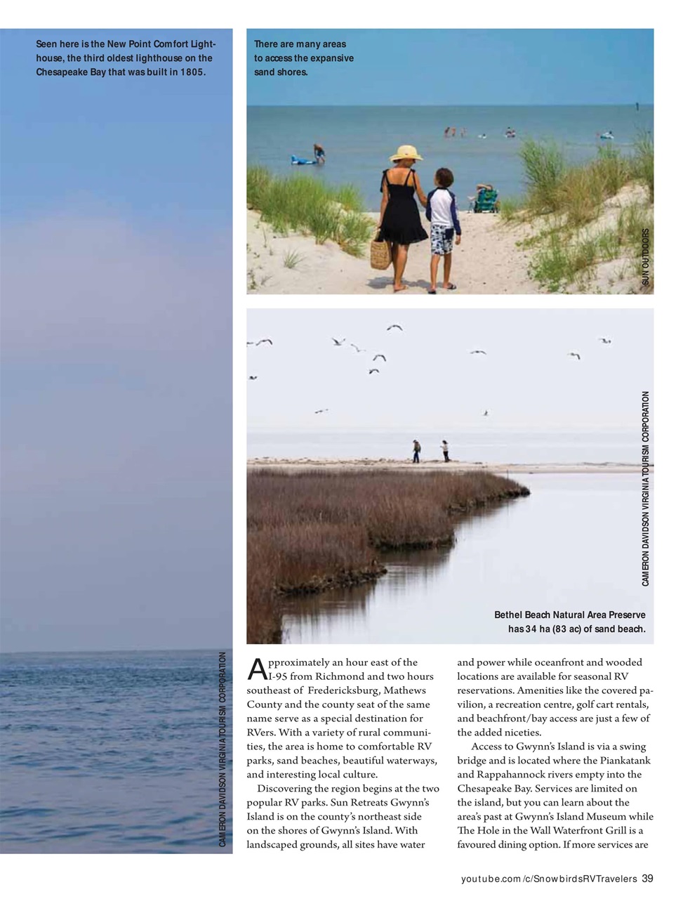 Snowbirds & RV Travelers Preview Pages