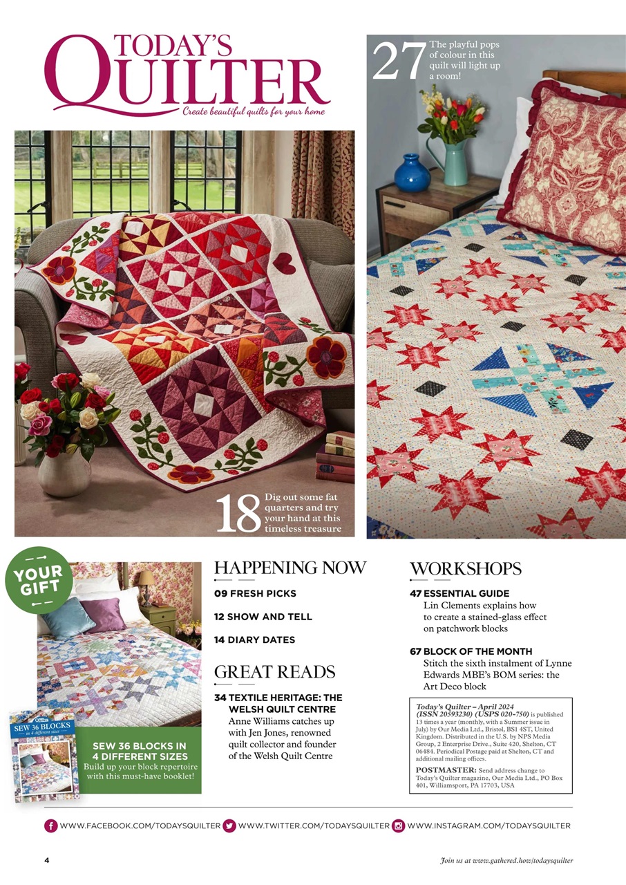 Today’s Quilter Preview Pages