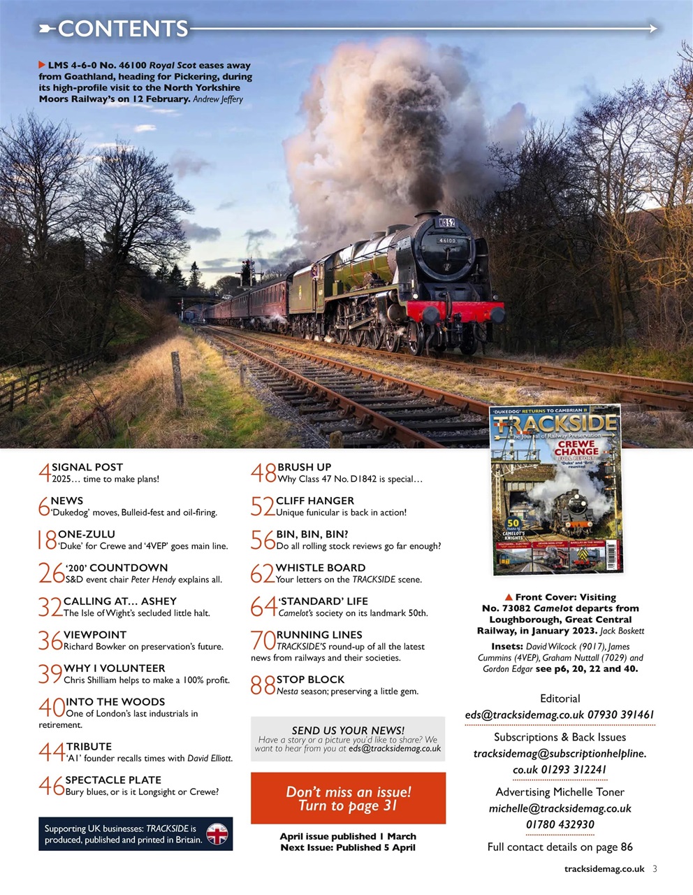 Trackside Preview Pages