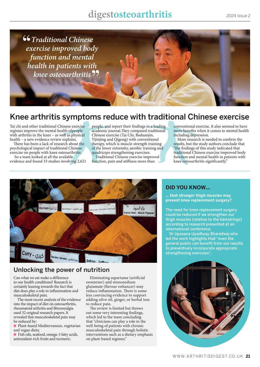 Arthritis Digest Preview Pages