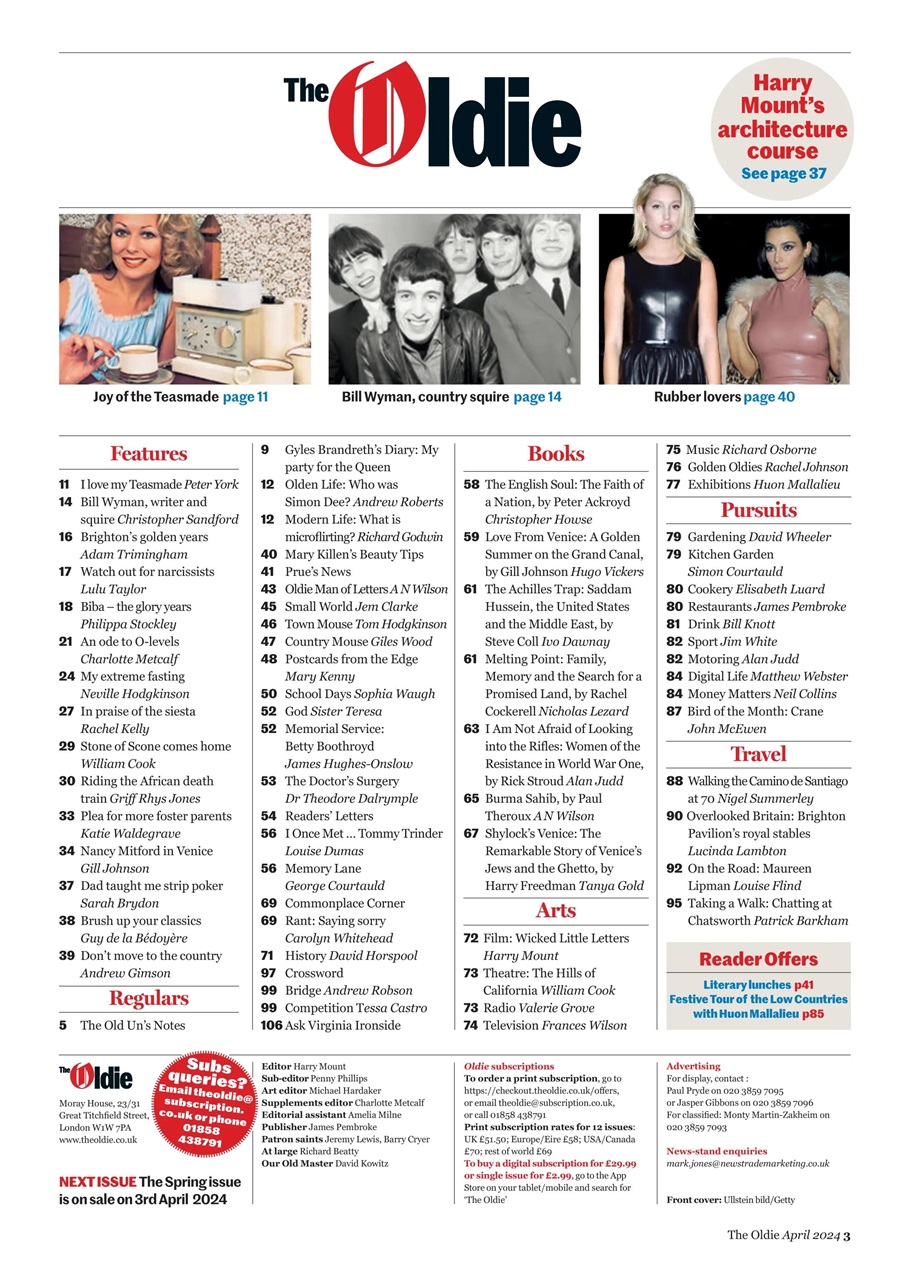 The Oldie Preview Pages