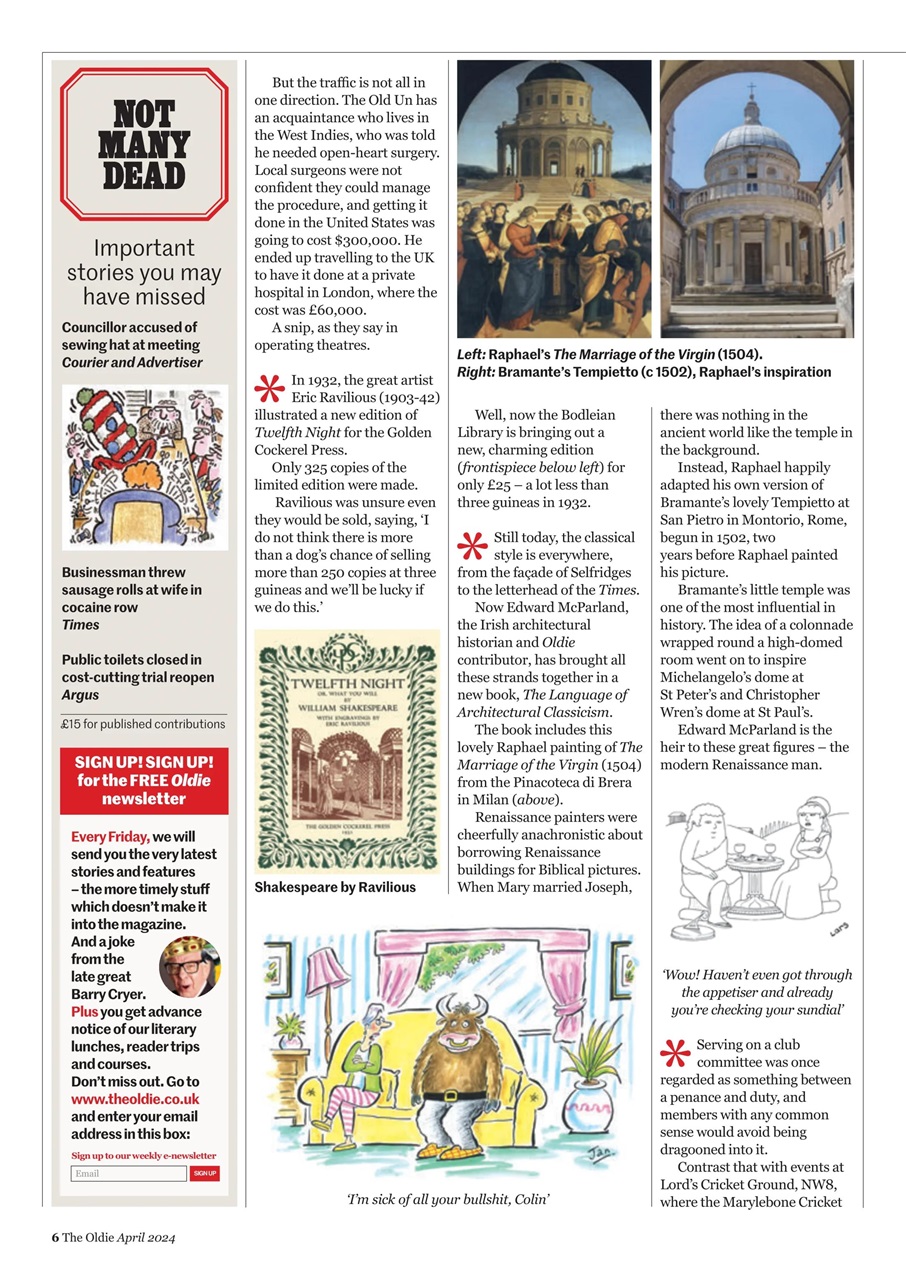 The Oldie Preview Pages