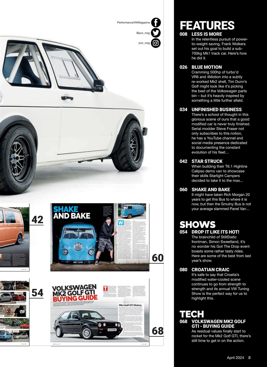 Performance VW Preview Pages