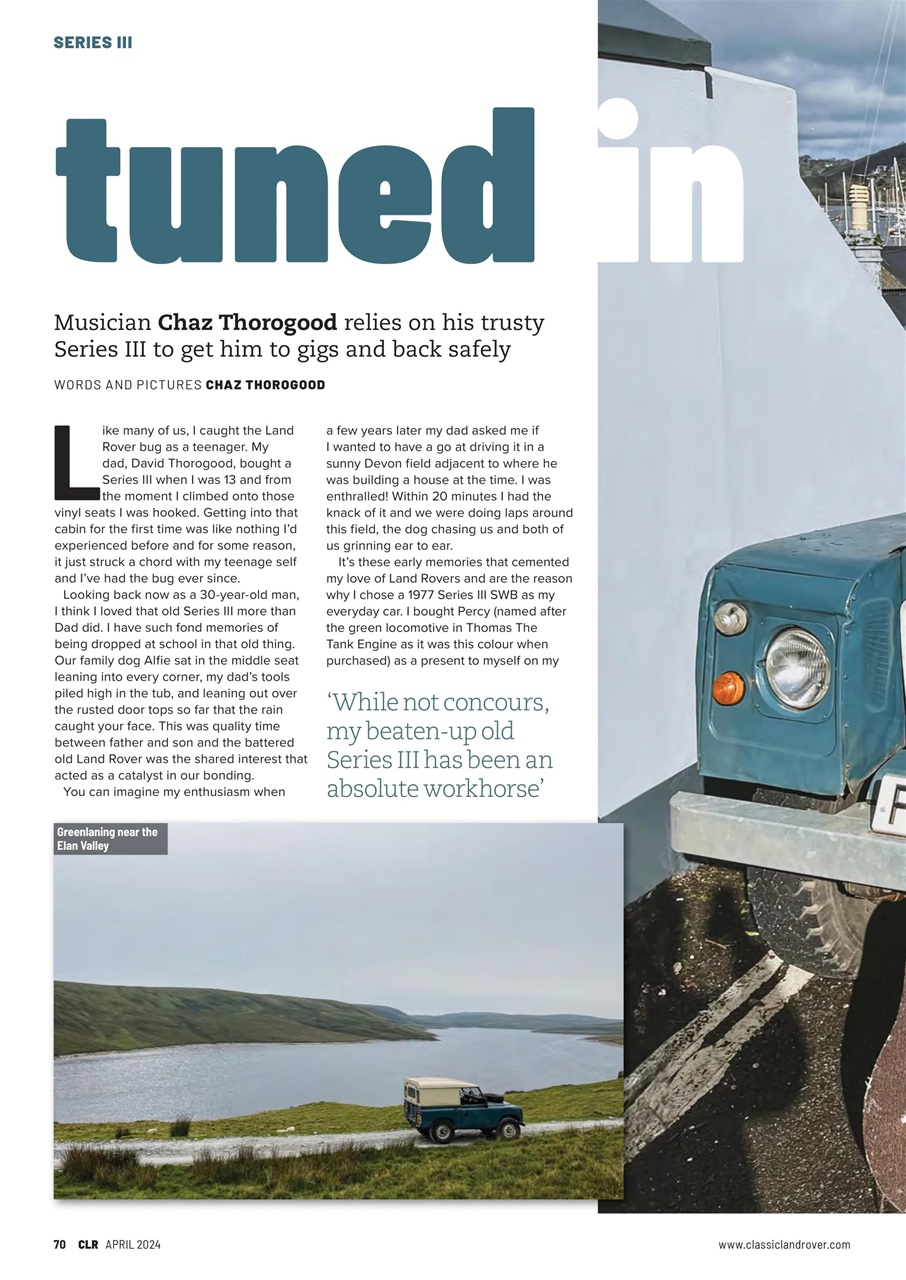 Classic Land Rover Magazine Preview Pages