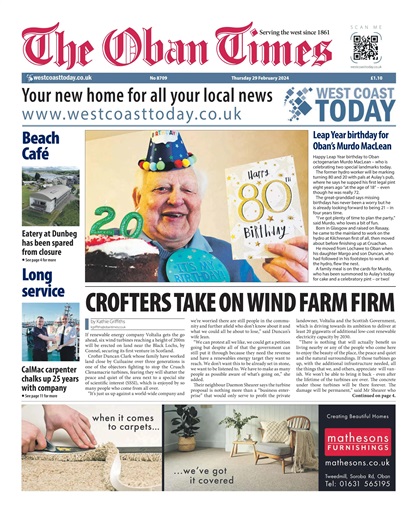 The Oban Times & Lochaber Times issue 