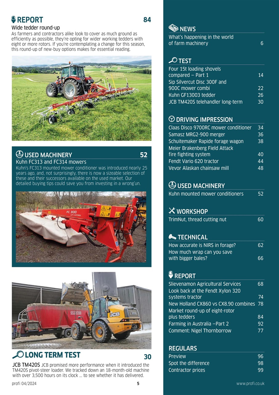 Profi International Preview Pages
