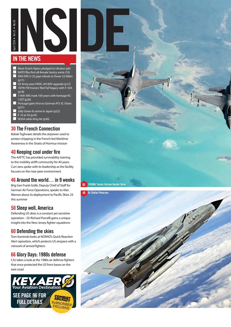 Combat Aircraft Journal Magazine - April 2024 Back Issue