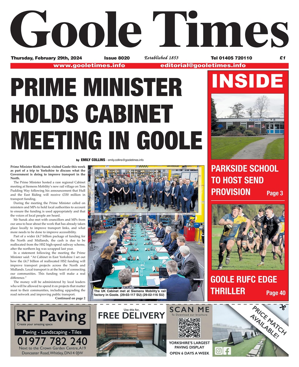 Goole Times Preview Pages