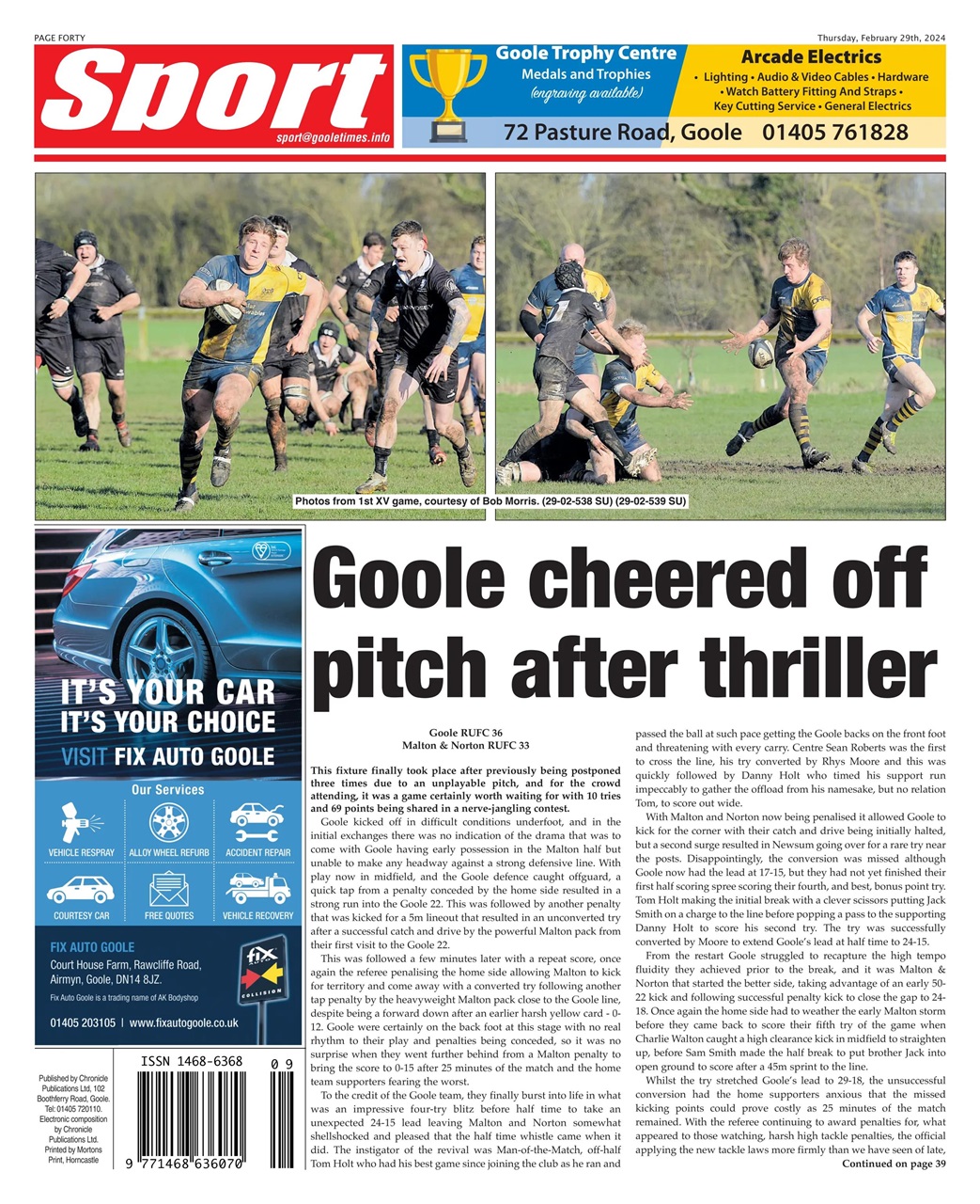 Goole Times Preview Pages