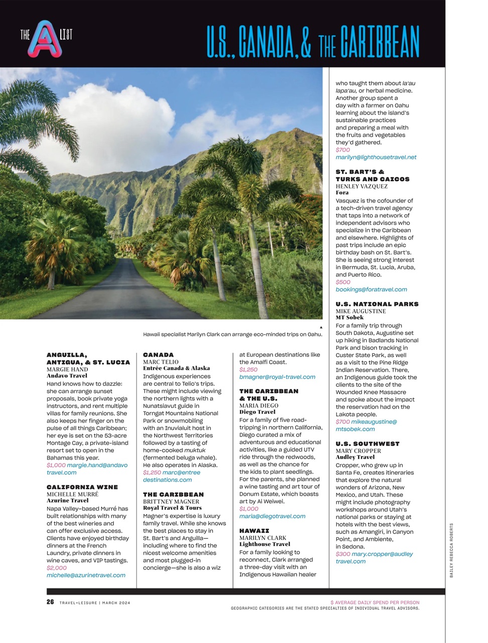 Travel + Leisure Preview Pages