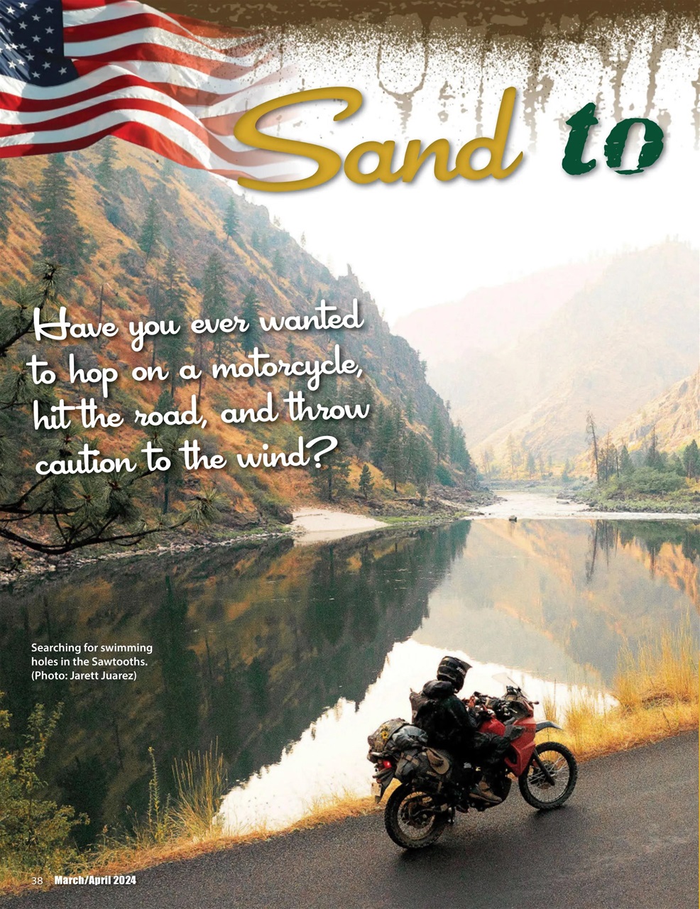 Adventure Motorcycle Preview Pages