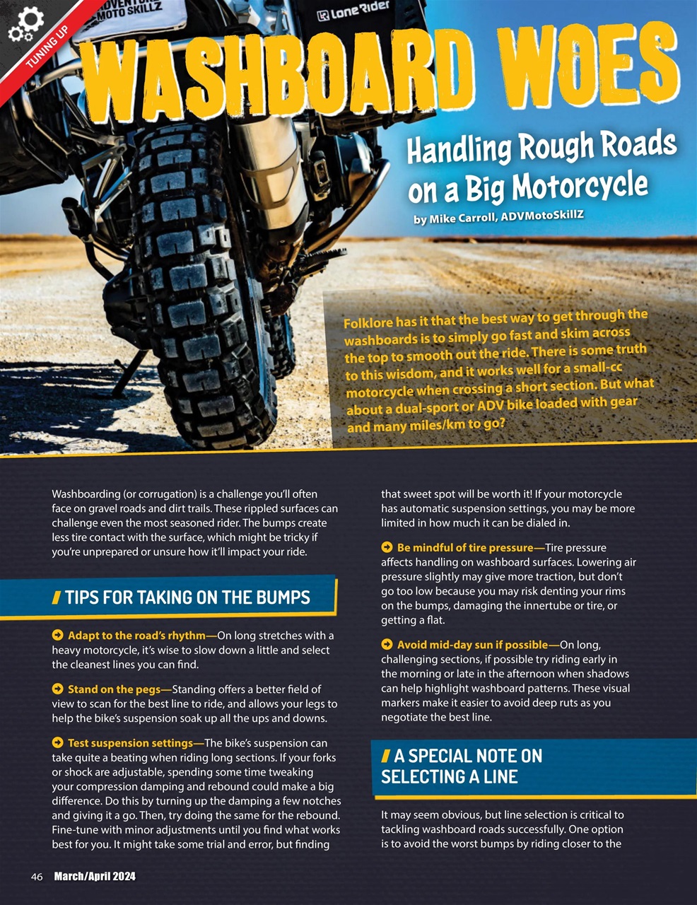 Adventure Motorcycle Preview Pages