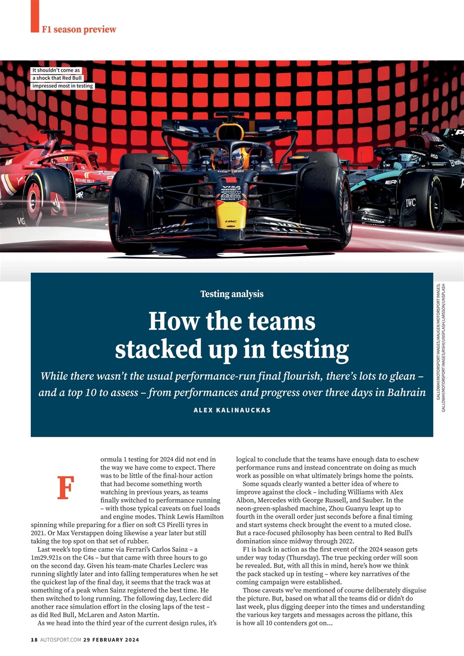 Autosport Preview Pages