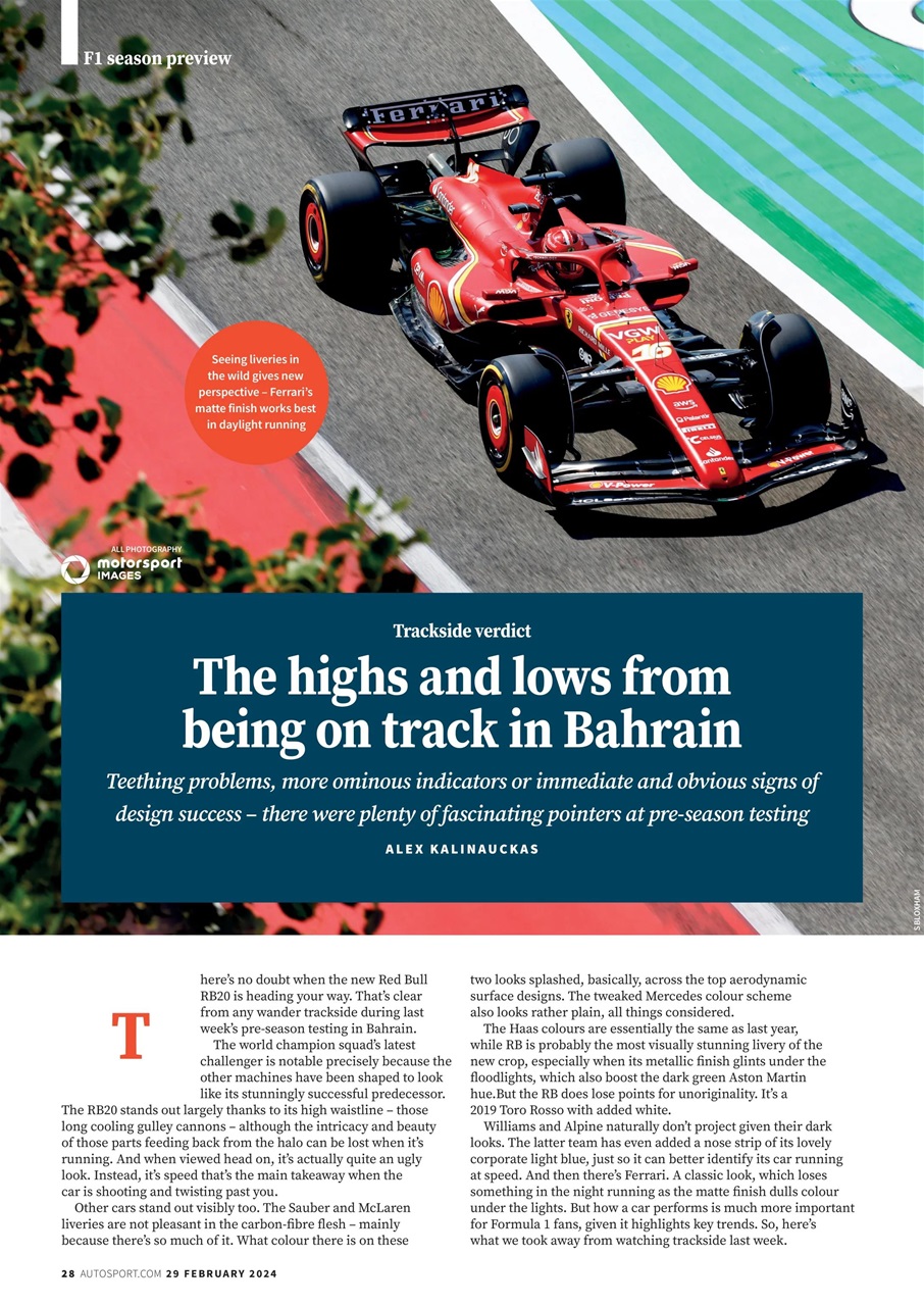 Autosport Preview Pages