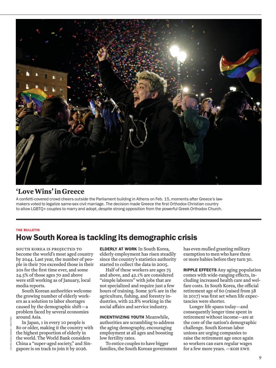 TIME Magazine Europe Preview Pages