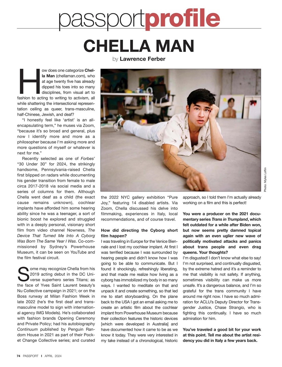 Passport Preview Pages