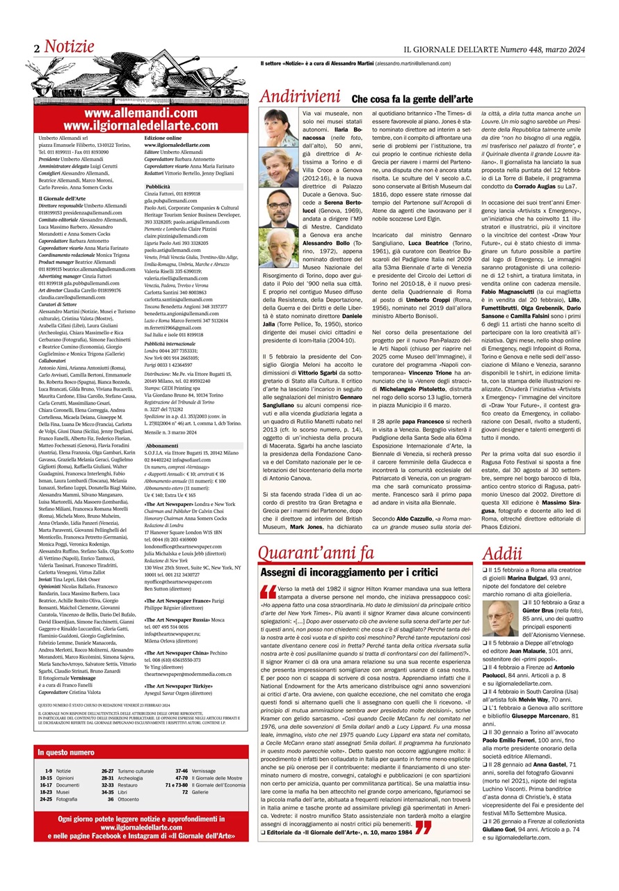 Il Giornale Dell’Arte Preview Pages