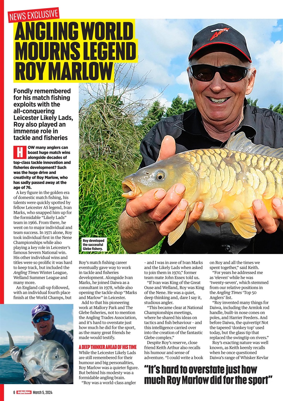 Angling Times Preview Pages