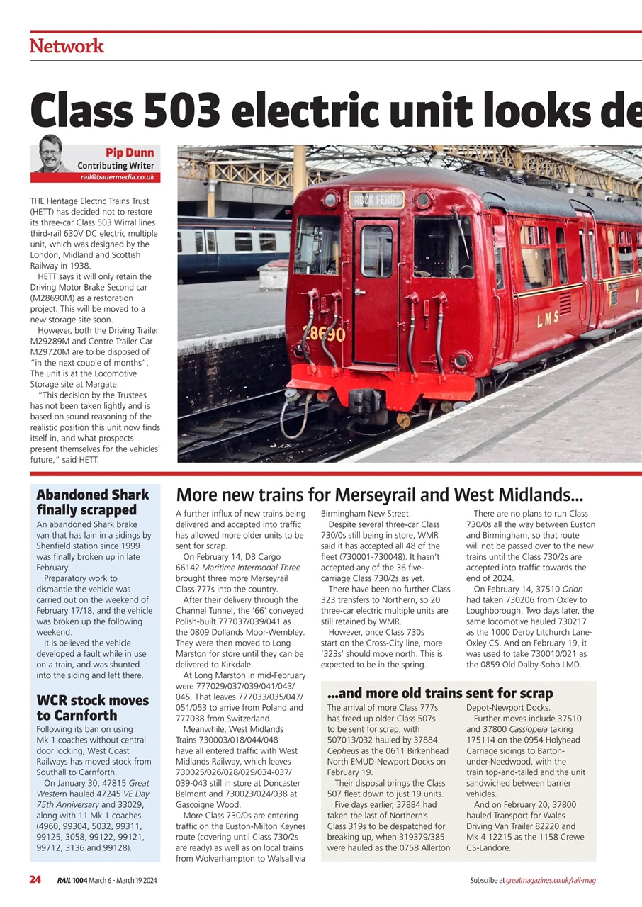 Rail Preview Pages