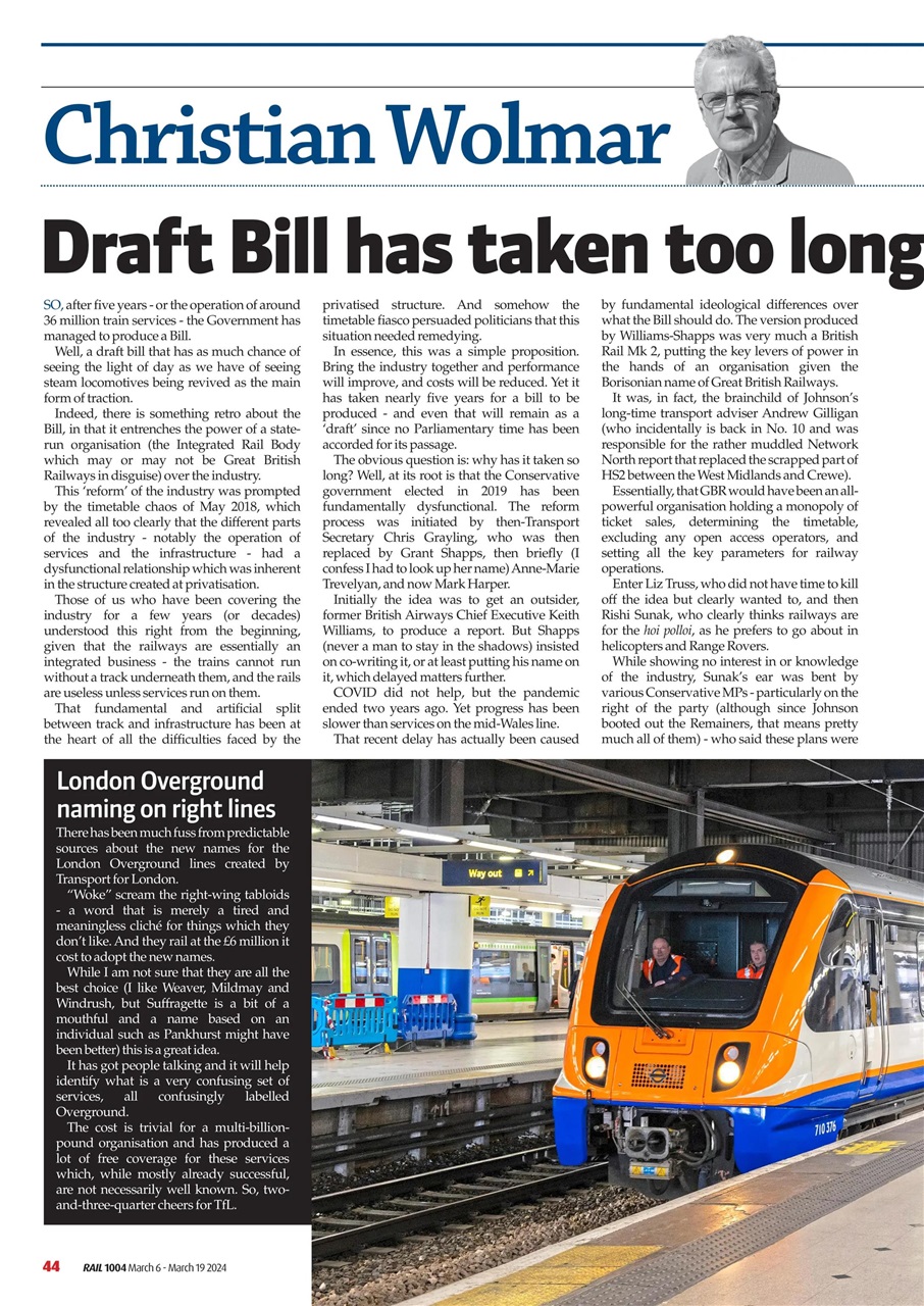 Rail Preview Pages