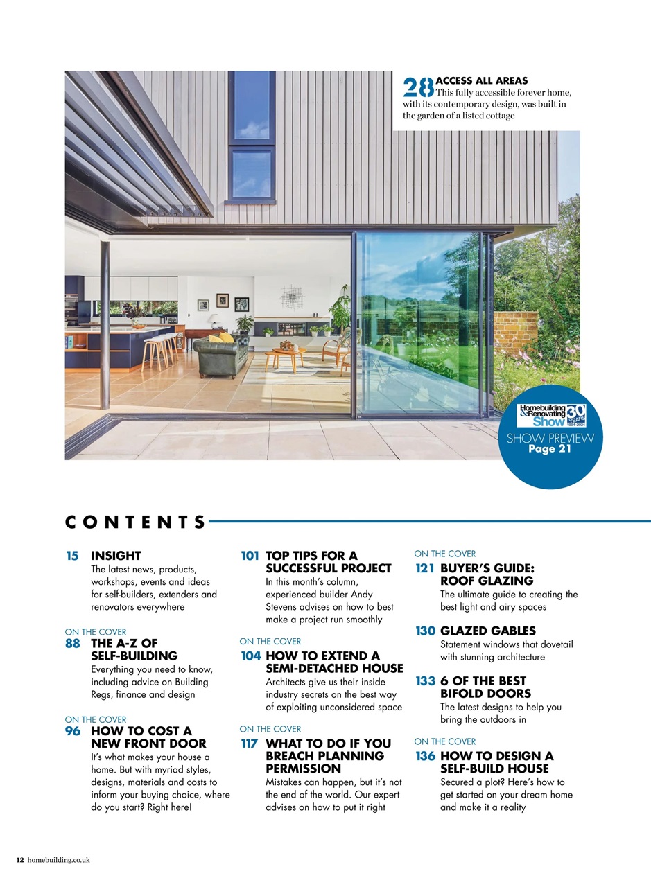 Homebuilding & Renovating Magazine Preview Pages