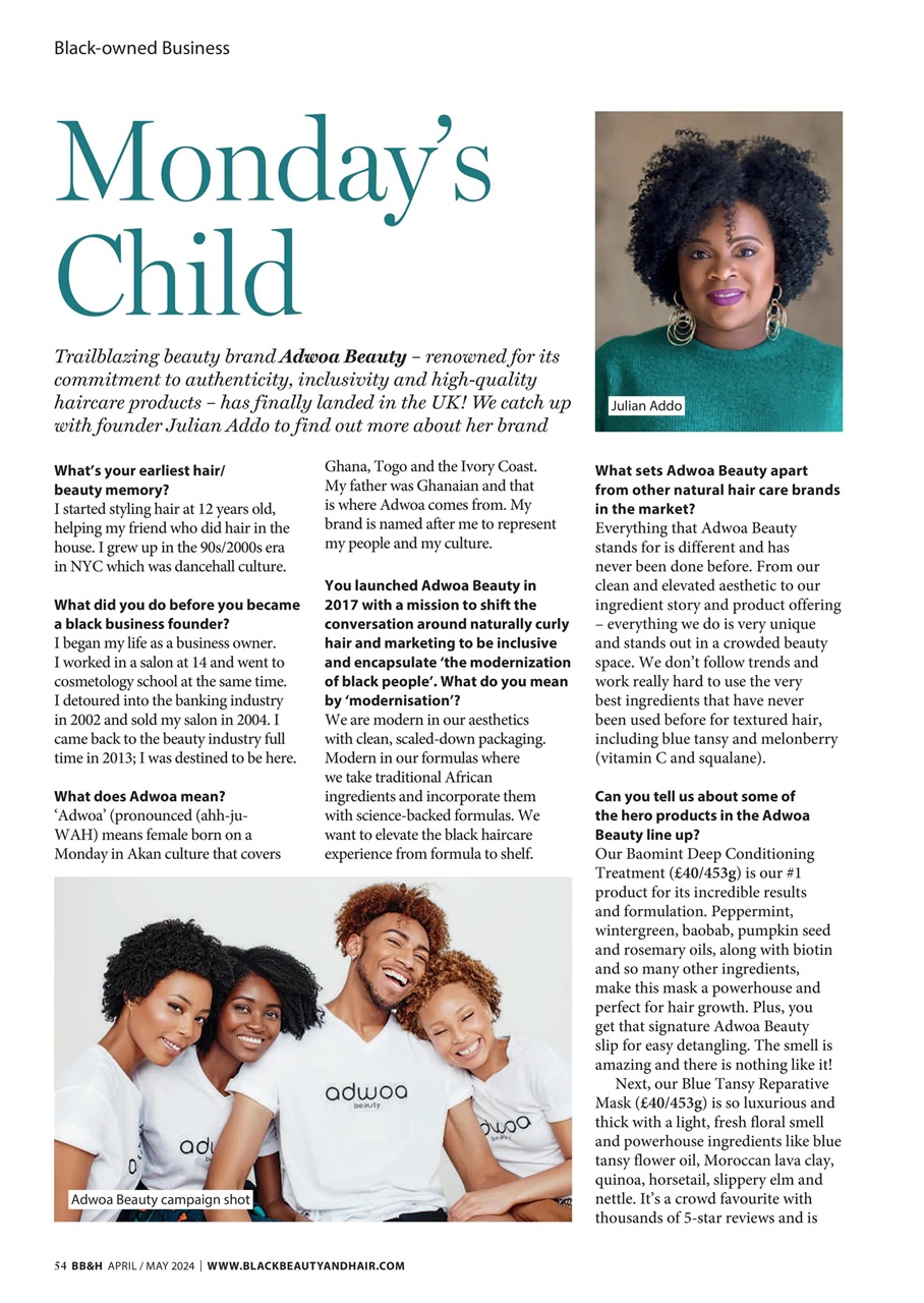 Black Beauty & Hair – the UK's No. 1 Black magazine Preview Pages