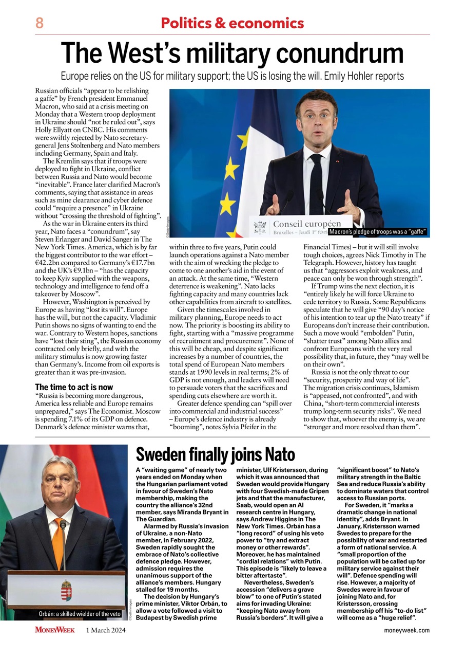MoneyWeek Preview Pages