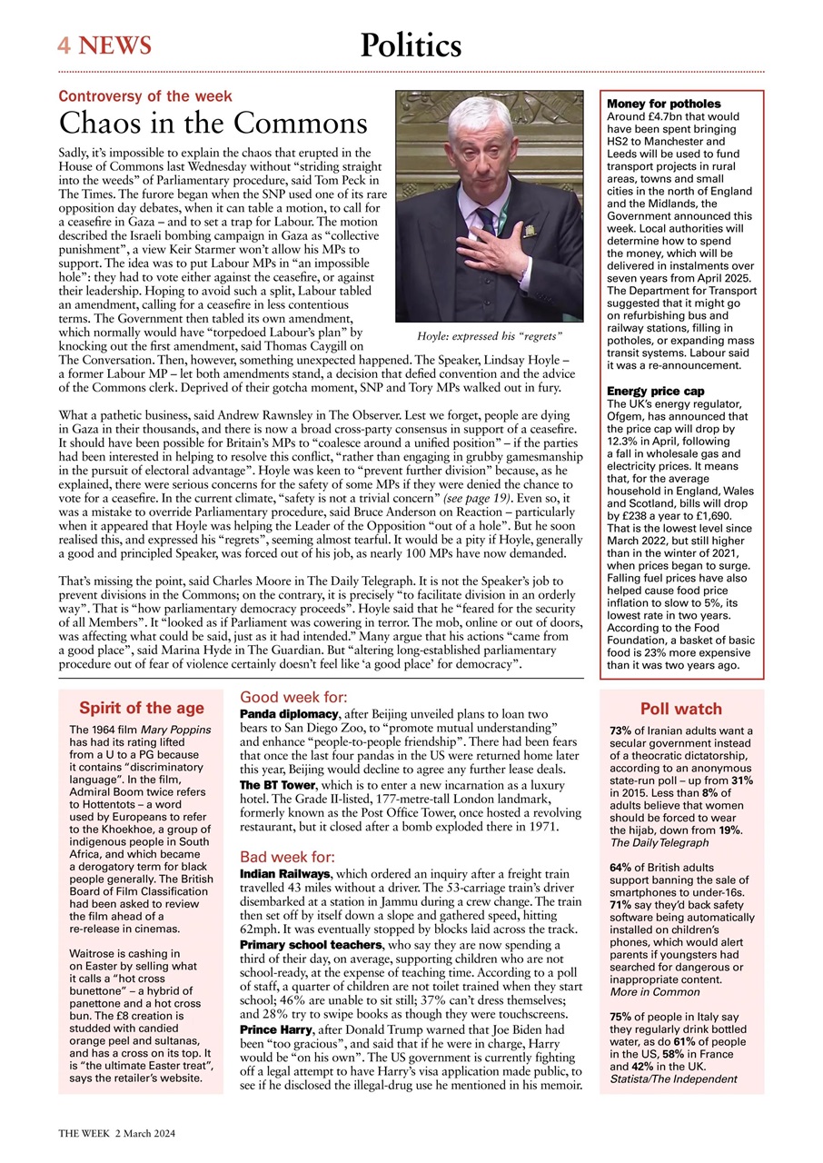 The Week Preview Pages