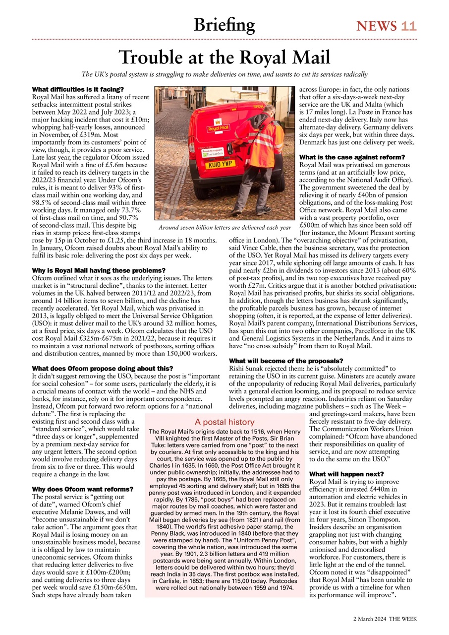 The Week Preview Pages