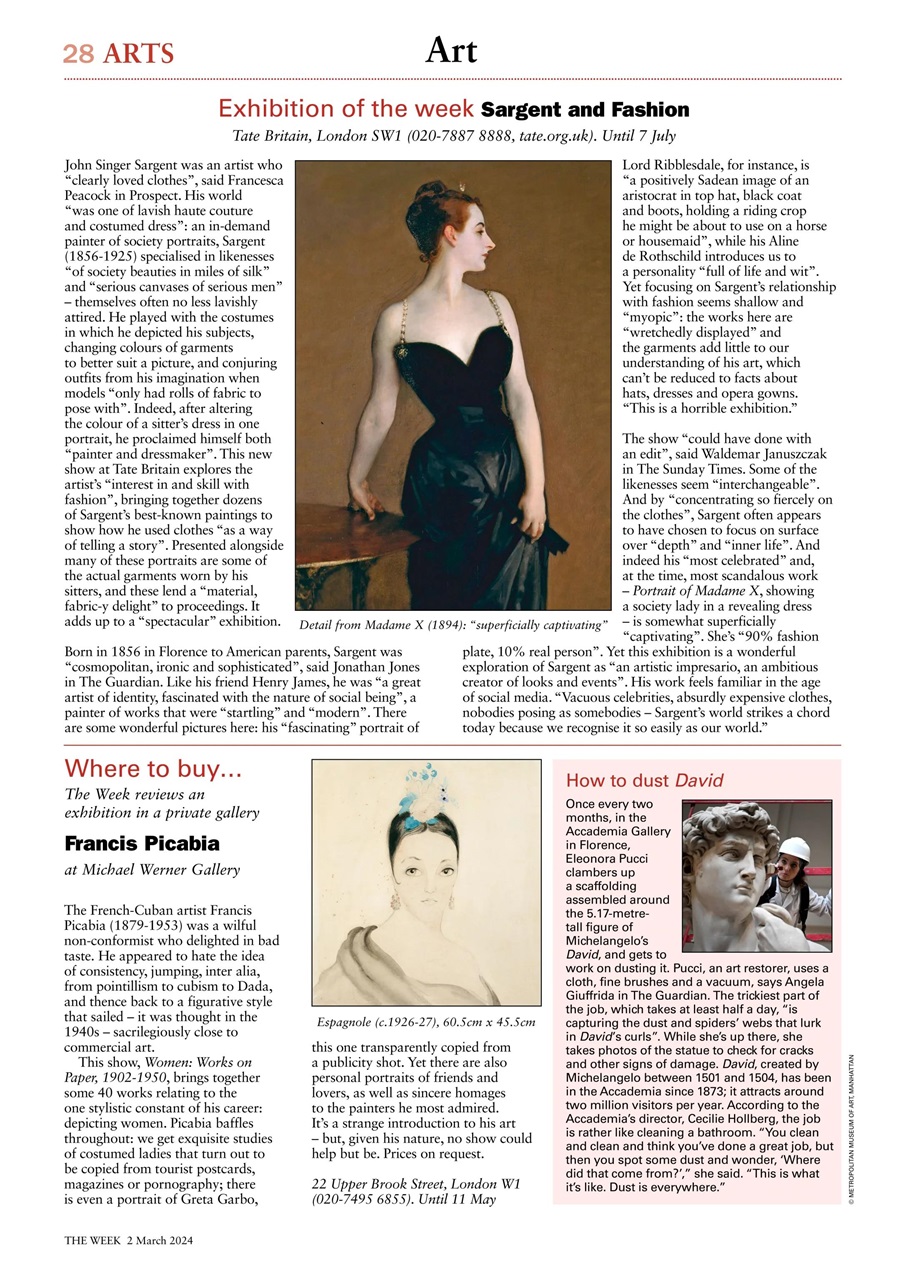 The Week Preview Pages