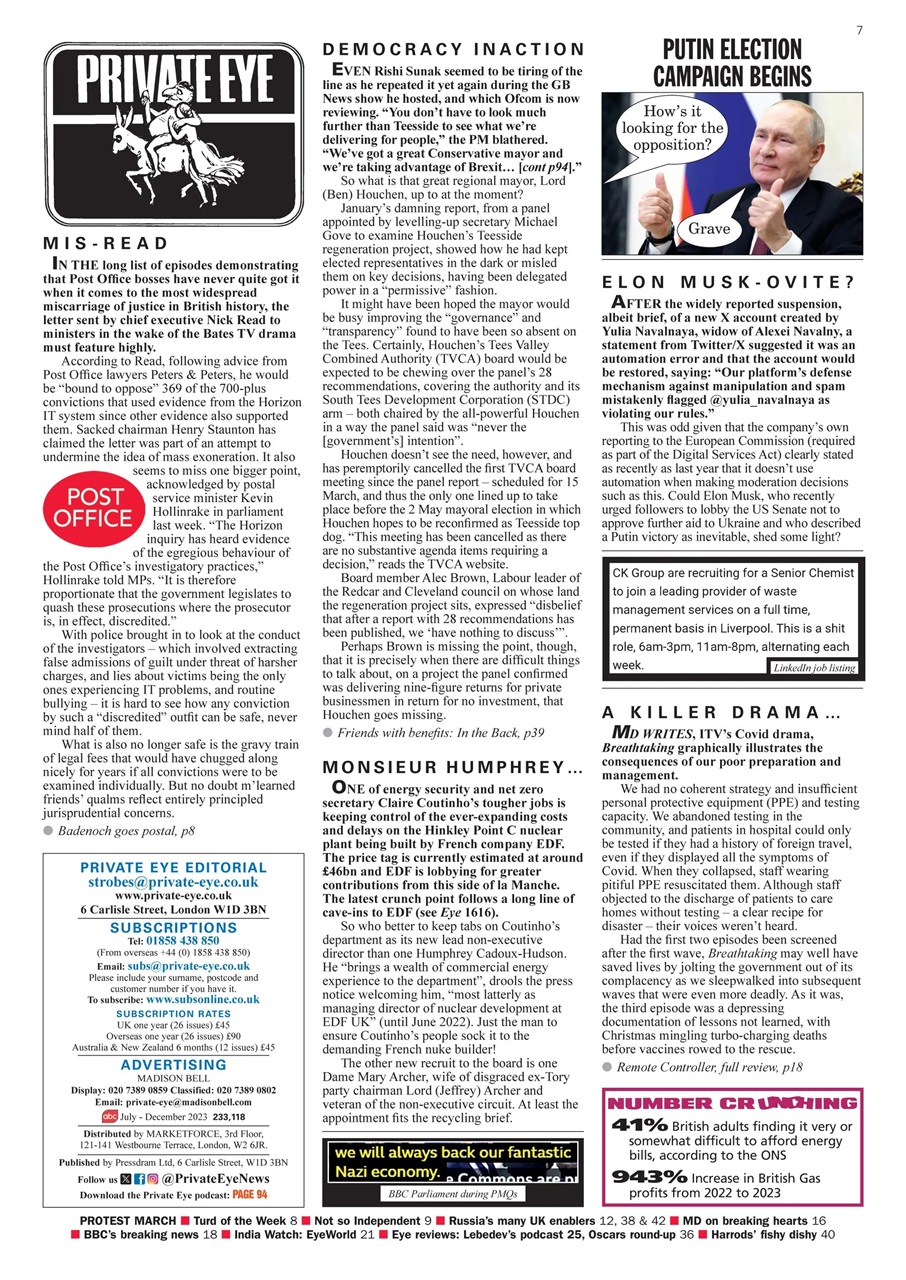 Private Eye Preview Pages