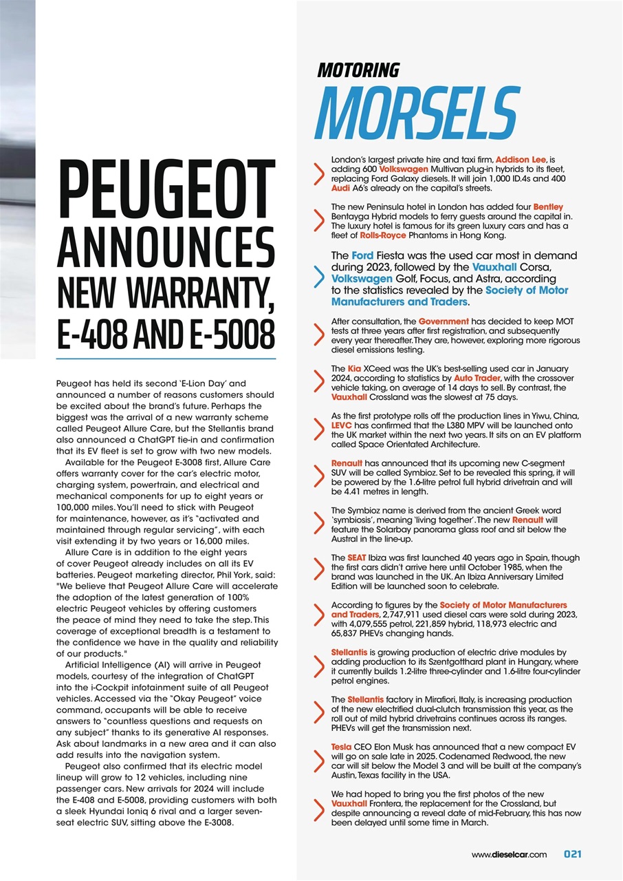 Diesel&EcoCar Magazine Preview Pages