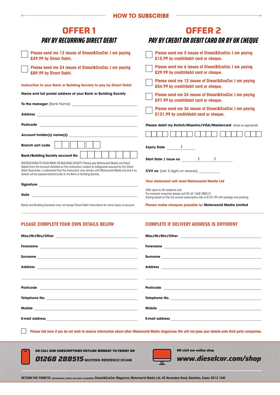 Diesel&EcoCar Magazine Preview Pages