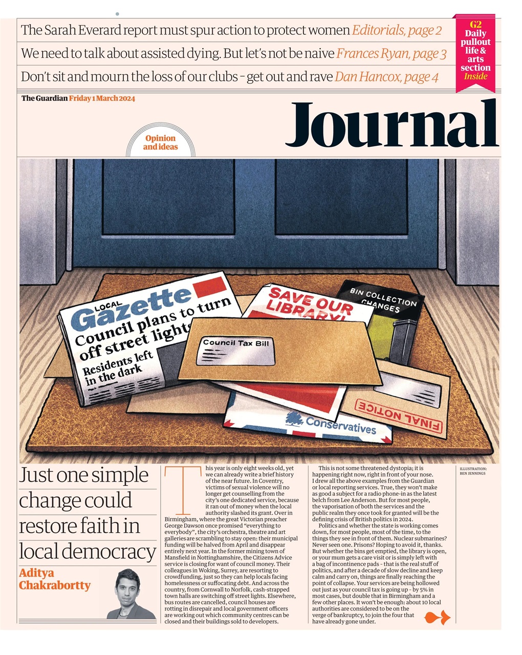 The Guardian Newspaper Preview Pages