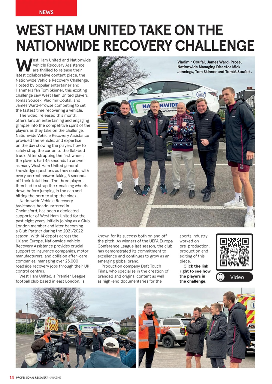 Professional Recovery Magazine Preview Pages