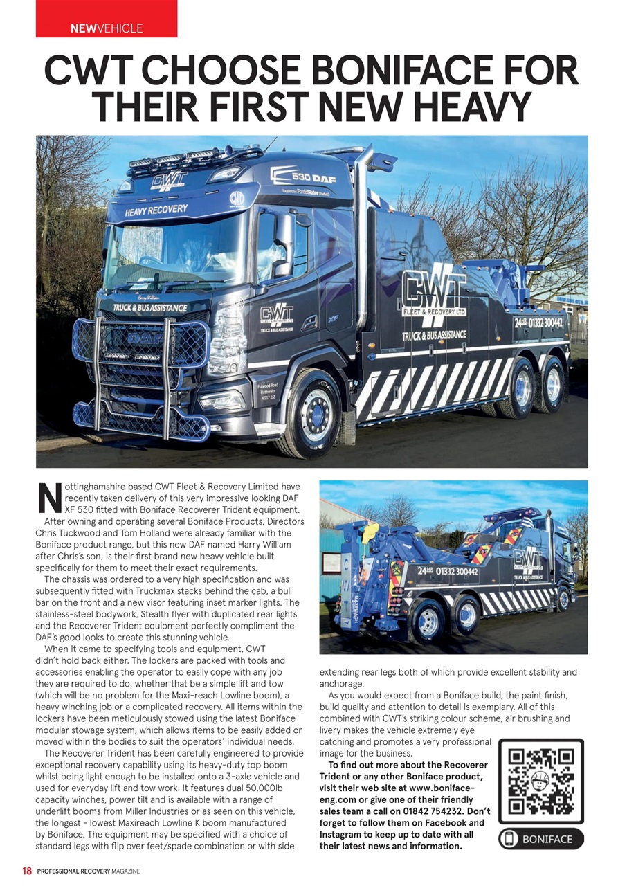 Professional Recovery Magazine Preview Pages
