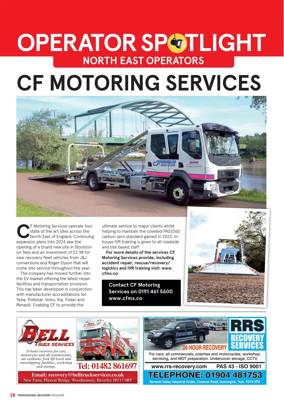 Professional Recovery Magazine Preview Pages