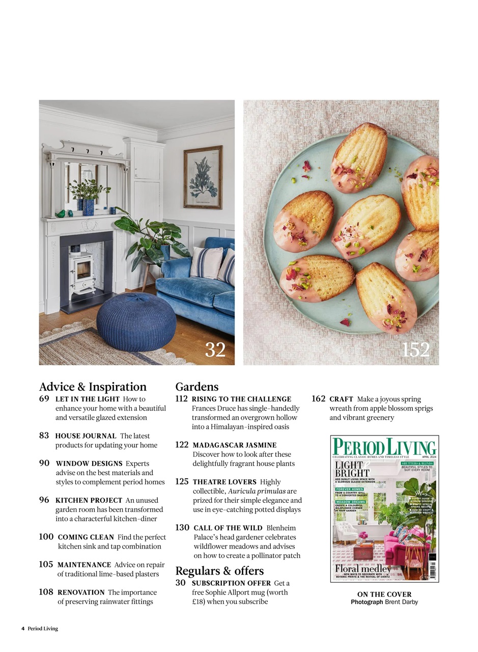 Period Living Magazine Preview Pages
