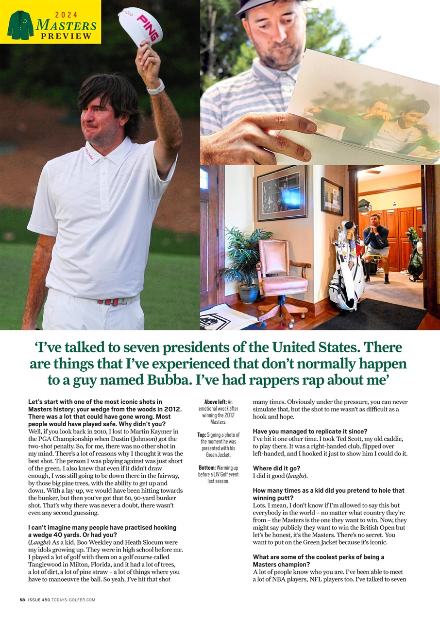 Today's Golfer Preview Pages