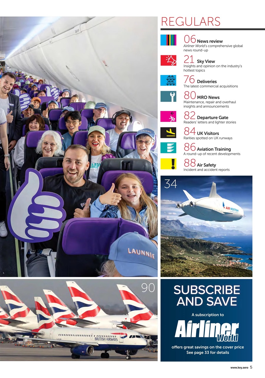 Airliner World Preview Pages