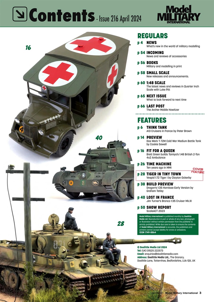 Military Modelling International Magazine Preview Pages